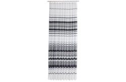 HOME Stripe Shower Curtain - Black and White
